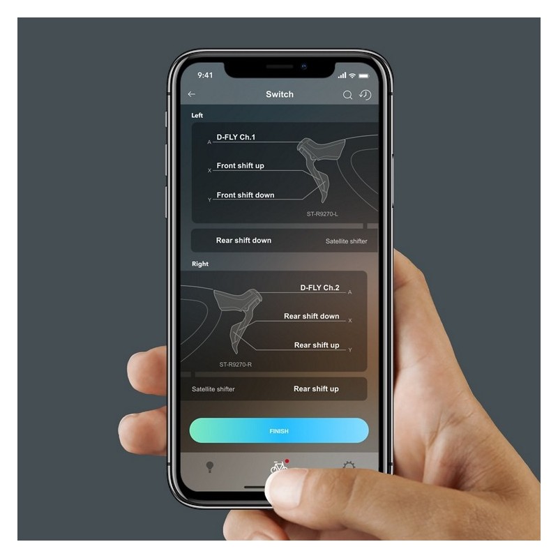 SHIMANO ULTEGRA FRENO HIDRÁULICO DE RUTA 2V DI2 ST-R8170-L + BR-R8170-F