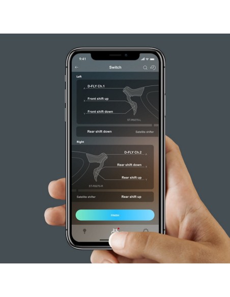 SHIMANO ULTEGRA FRENO HIDRÁULICO DE RUTA 2V DI2 ST-R8170-L + BR-R8170-F