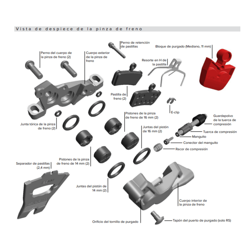 FRENOS HIDRAULICOS SRAM G2 RS