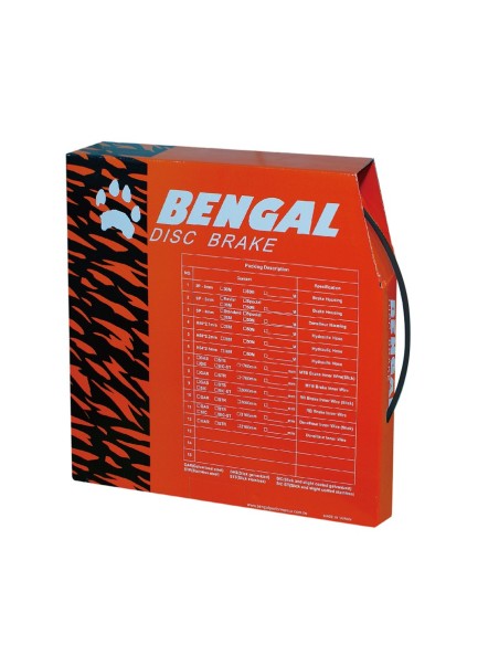 FUNDA DE FRENO TEFLON NEGRO VENTA POR METROS BENGAL MOD.2PBK30