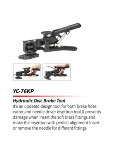 INSTALADOR OLIVA FRENOS HIDRAULICOS BIKE HAND MOD.YC-76KP