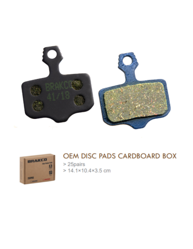 PASTILLA DE FRENO (GRANEL) BRAKCO MOD. BP-44...