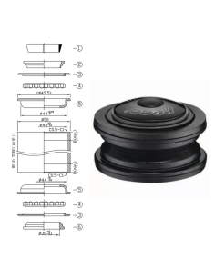 JUEGO DE DIRECCION NECO MOD: H115 (SEMI-INTEGRADO, TAPA...