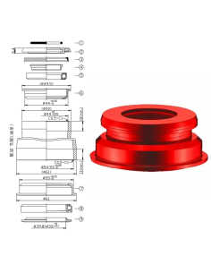 JUEGO DE DIRECCION NECO 44X55MM (SEMI-INTEGRADO, CONICO...