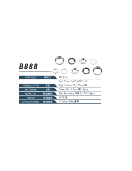 MOTOR ACERO 43MM NECO MOD. B888