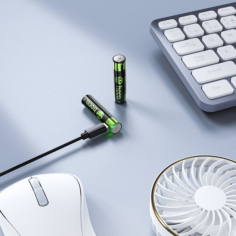 PILAS RECARGABLES DE LITIO AAA HOCO JA4 (PACK...