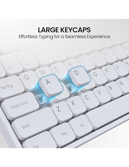 TECLADO INALÁMBRICO BUBBLE PRO CON CONEXIÓN MULTIDISPOSITIVO Y SOPORTE INTEGRADO