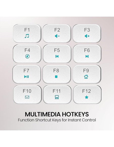 TECLADO INALÁMBRICO BUBBLE PRO CON CONEXIÓN MULTIDISPOSITIVO Y SOPORTE INTEGRADO