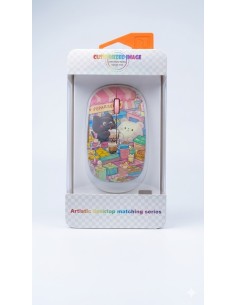 MOUSE INALÁMBRICO ARTÍSTICO EDICIÓN CAT CAFE: DISEÑO... 2