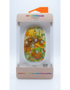 MOUSE INALÁMBRICO ARTÍSTICO EDICIÓN MOON BUNNY: DISEÑO... 2