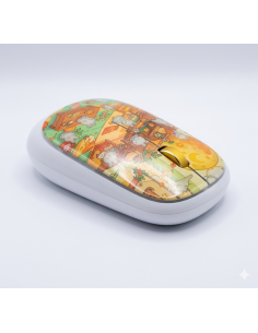 MOUSE INALÁMBRICO ARTÍSTICO EDICIÓN MOON BUNNY: DISEÑO...
