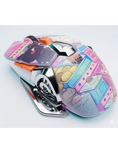 MOUSE GAMER MECÁNICO ALÁMBRICO ART SERIES: DISEÑO DE...