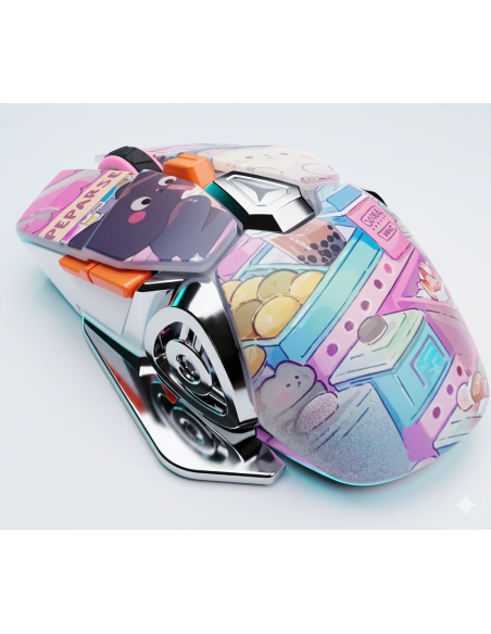 MOUSE GAMER MECÁNICO ALÁMBRICO ART SERIES: DISEÑO DE AUTOR Y ALTA PRECISIÓN