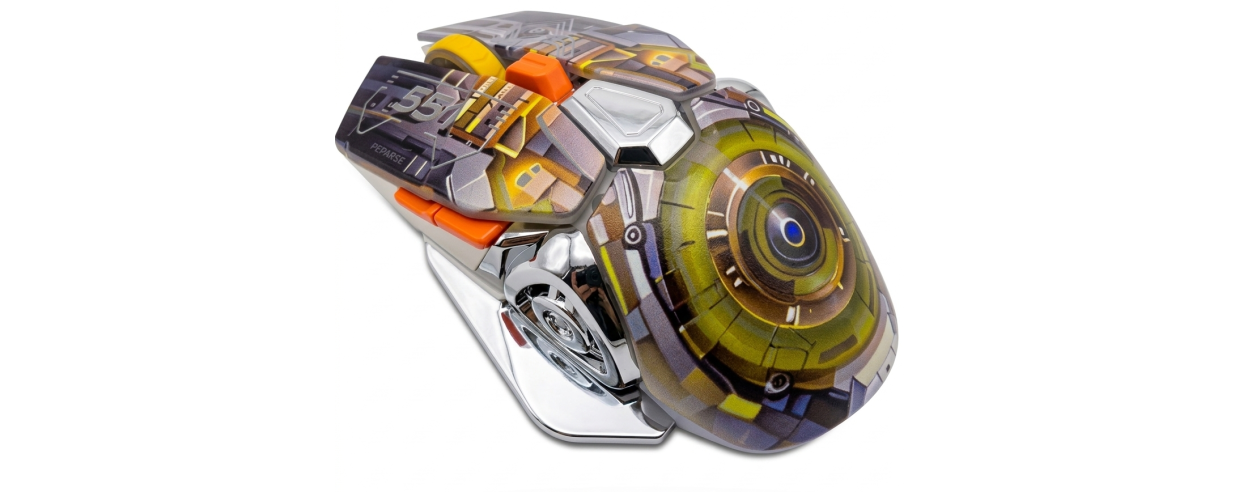 MOUSE GAMER MECÁNICO ALÁMBRICO ART: YELLOW...