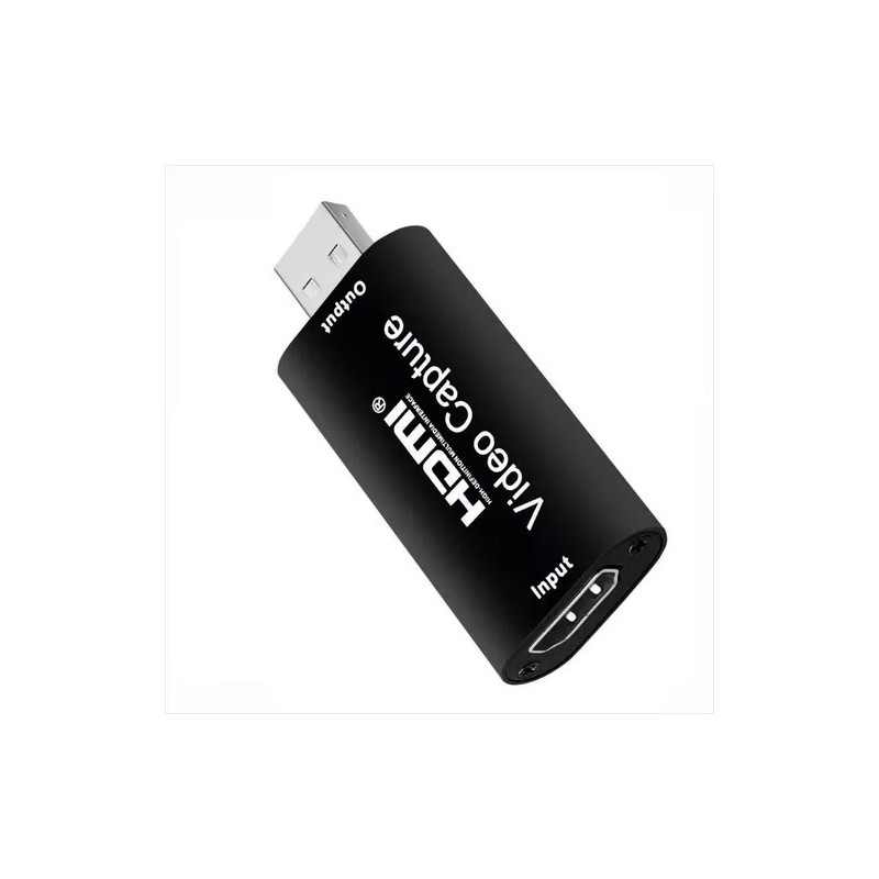 TARJETA CAPTURADORA DE VIDEO HDMI A USB 1080P STREAMING - DERMAN