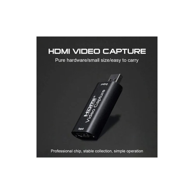 TARJETA CAPTURADORA DE VIDEO HDMI A USB 1080P...