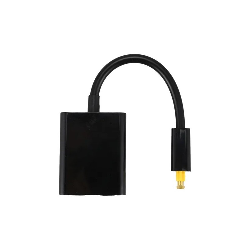 SPLITTER DE AUDIO ÓPTICO DIGITAL TOSLINK 1X2: DIVISOR DE SONIDO SPDIF