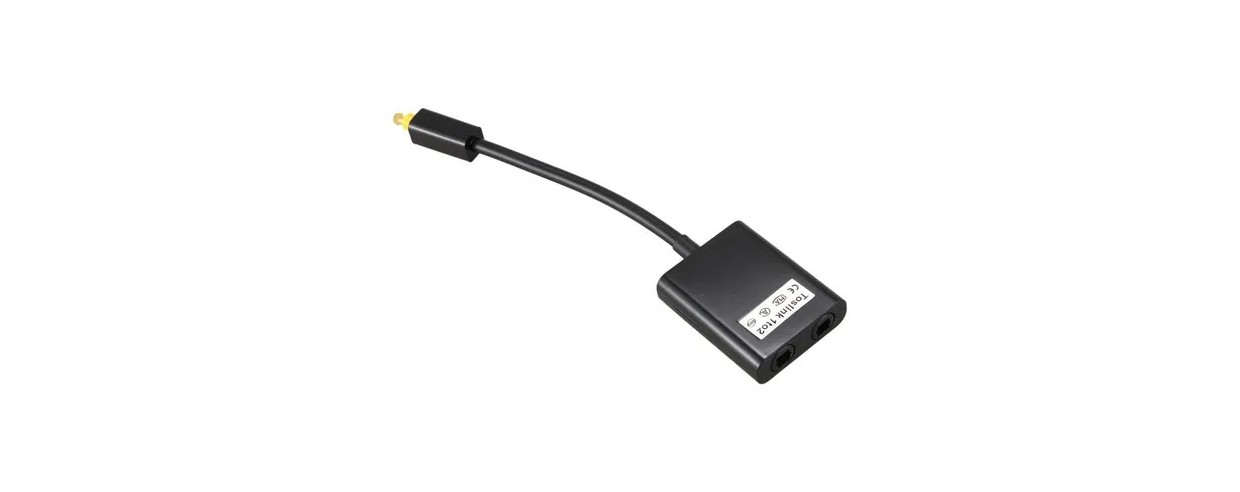 SPLITTER DE AUDIO ÓPTICO DIGITAL TOSLINK 1X2:...
