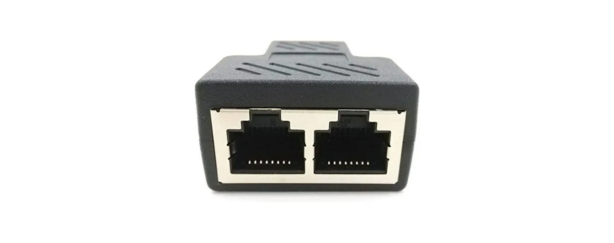 SPLITTER RJ45 1 A 2 HEMBRA: ADAPTADOR DIVISOR...