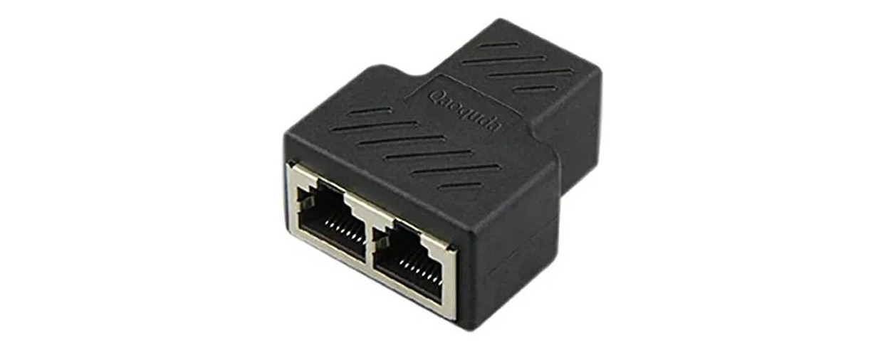 SPLITTER RJ45 1 A 2 HEMBRA: ADAPTADOR DIVISOR...