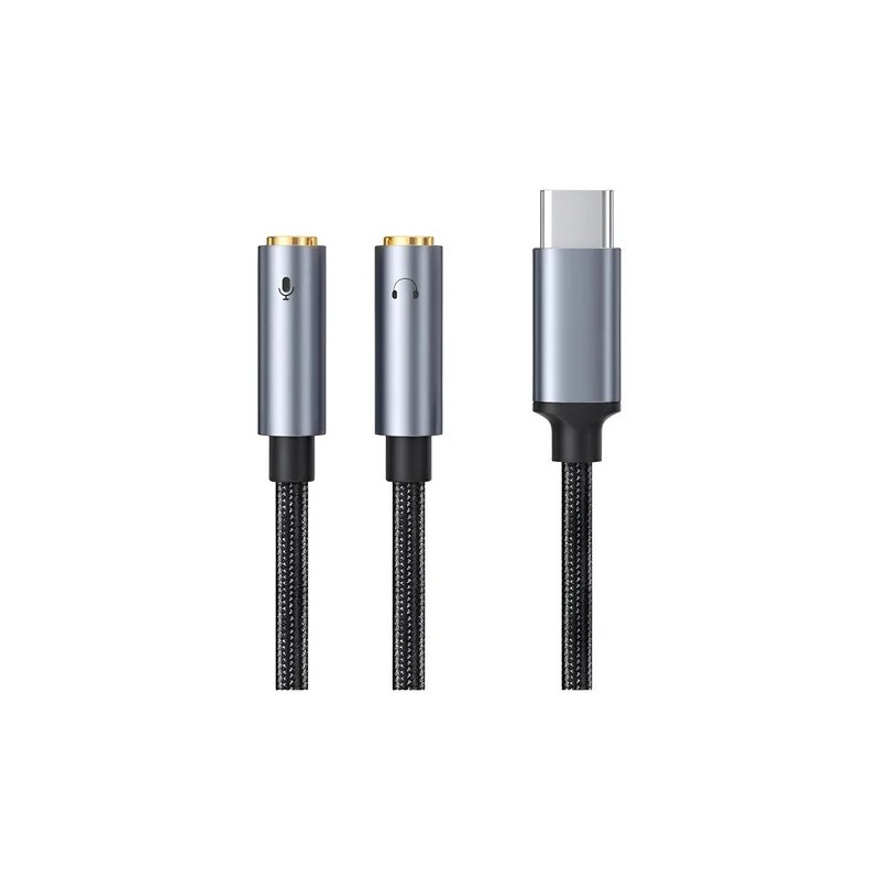 ADAPTADOR DE AUDIO USB-C A JACK 3.5MM HIFI:...