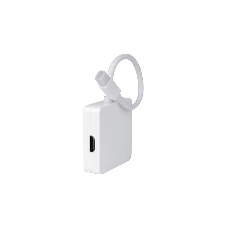 ADAPTADOR MINI DISPLAYPORT 3 EN 1 A HDMI, VGA Y DVI: CONVERSOR MULTIPUERTO PARA MACBOOK Y NOTEBOOKS