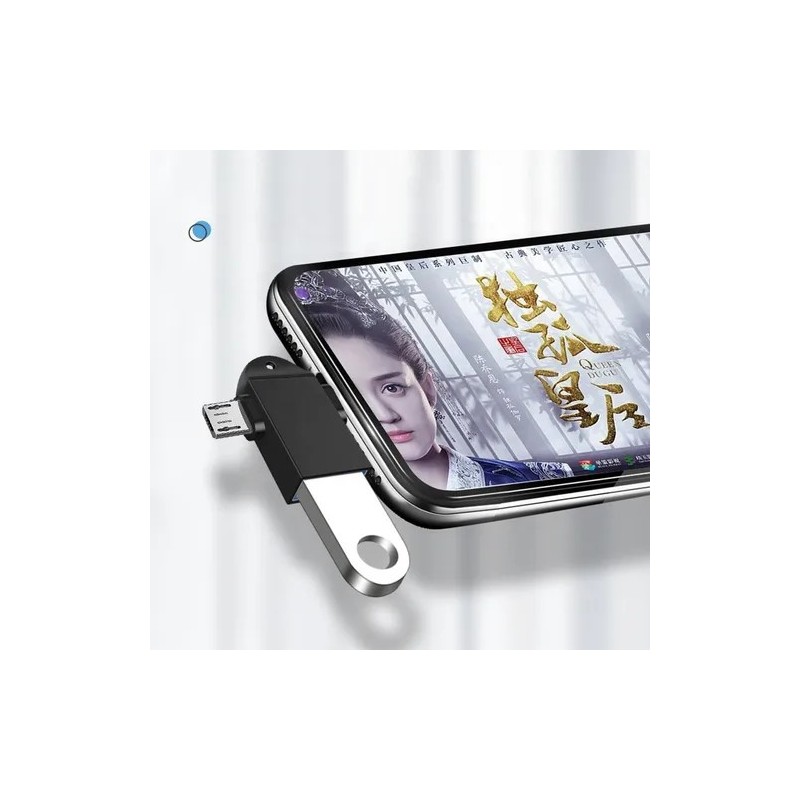 ADAPTADOR OTG 2 EN 1 USB 3.0 A TIPO-C Y MICRO USB: CONECTOR UNIVERSAL PARA CELULARES Y TABLETS