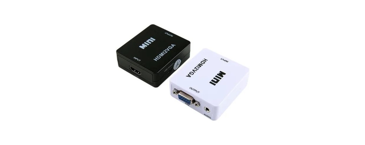 CONVERSOR HDMI A VGA FULL HD 1080P: ADAPTADOR...