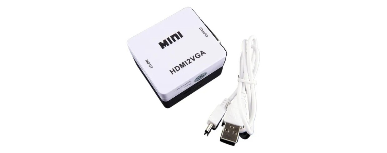 CONVERSOR HDMI A VGA FULL HD 1080P: ADAPTADOR...
