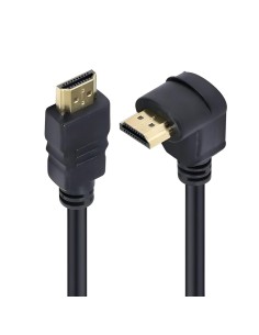 CABLE HDMI 2.0 4K CON CONECTOR EN ÁNGULO RECTO 90° DERMAN