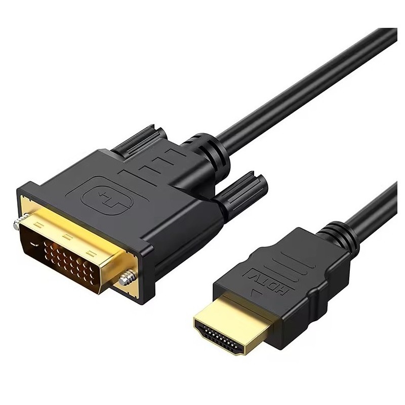 CABLE ADAPTADOR HDMI A DVI-D (24+1) BI-DIRECCIONAL 1.5 METROS DERMAN