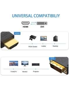 CABLE ADAPTADOR HDMI A DVI-D (24+1) BI-DIRECCIONAL 1.5... 2