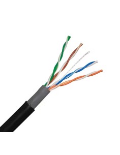 BOBINA CABLE DE RED CAT 5E UTP EXTERIOR CCA 24AWG - 305...