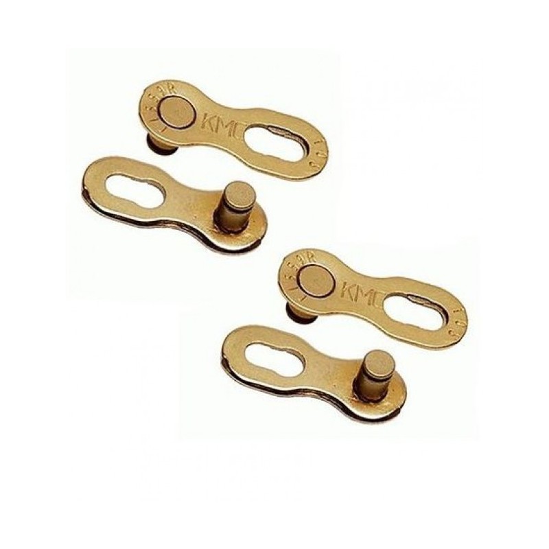 ESLABÓN DE CADENA KMC 10 V GOLD CL559