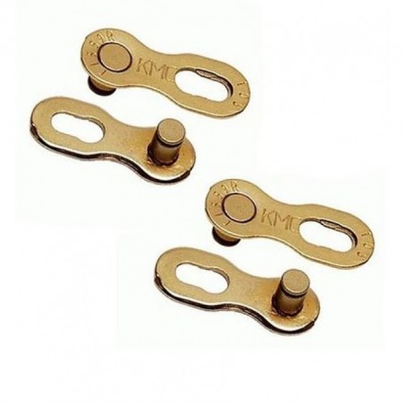 ESLABÓN DE CADENA KMC 10 V GOLD CL559