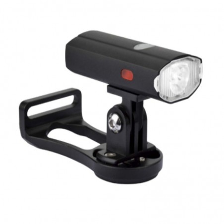 LUZ DELANTERA CON SOPORTE PARA GOPRO Y CICLOCOMPUTADOR EBL-3320