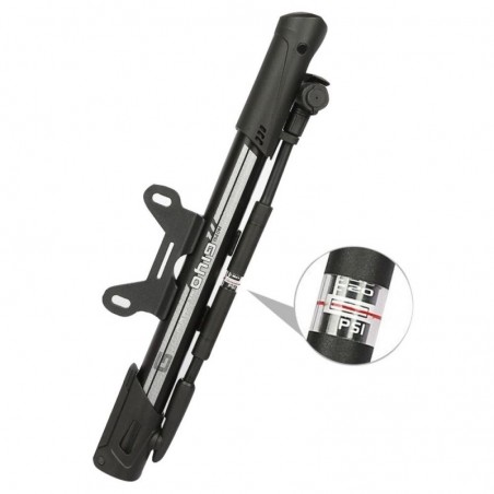 BOMBIN DE MANO/PIE GIYO CON MARCADOR DE PRESION GM-641