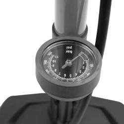 BOMBIN DE PIE ALUMINIO CON MARCADOR DE PRESION GIYO GF-55E 2