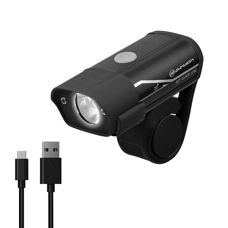 LUZ DELANTERA USB RECARGABLE BLANCA MODELO...