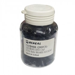 TOPE DE FUNDA DE FRENO ALUMINIO NEGRO 5MM BENGAL