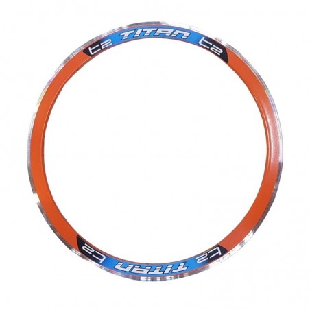 LLANTA ALUMINIO ARO 700 TRIPLE PARED 36H TITAN T2 CON LINEA DE FRENO