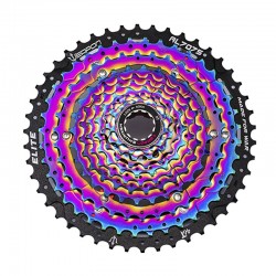 PIÑON DE CASSETTE 10V 11-46T ELITE WEAPON RAINBOW