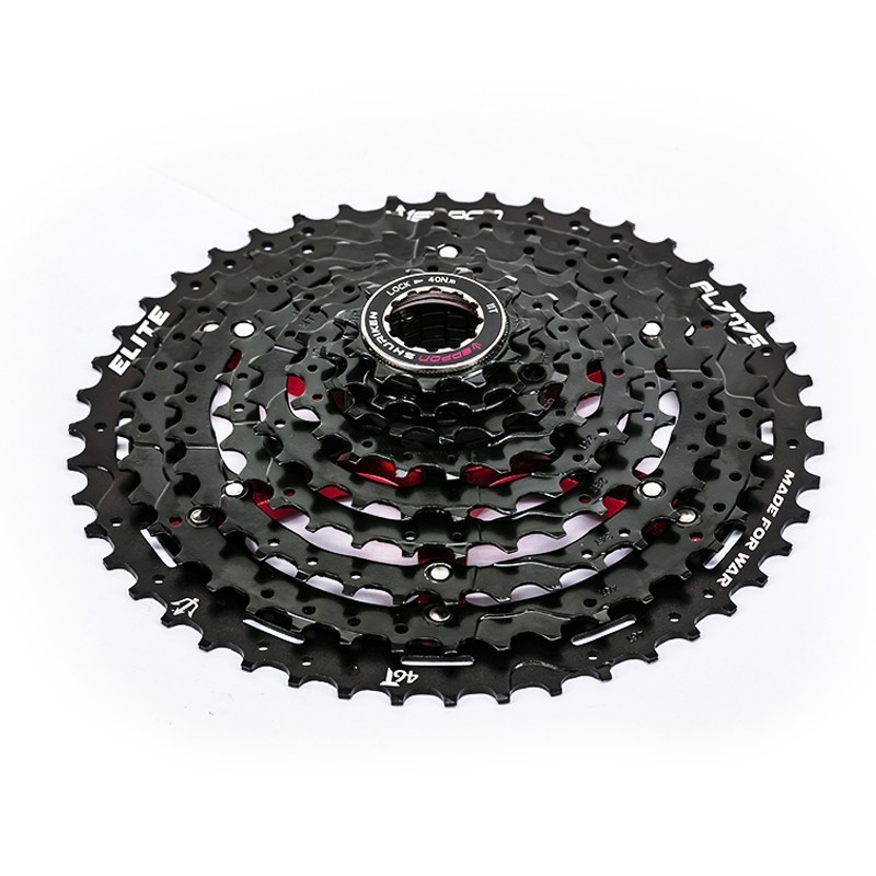 PIÑON DE CASSETTE 9V 11-46T ELITE WEAPON BLACK