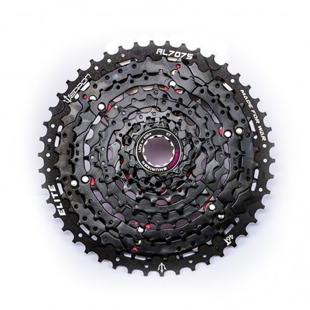 PIÑON DE CASSETTE 9V 11-46T ELITE WEAPON BLACK