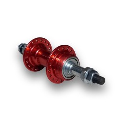 MAZA ALUMINIO TRASERA 36 HOYOS GENERICA ROJO