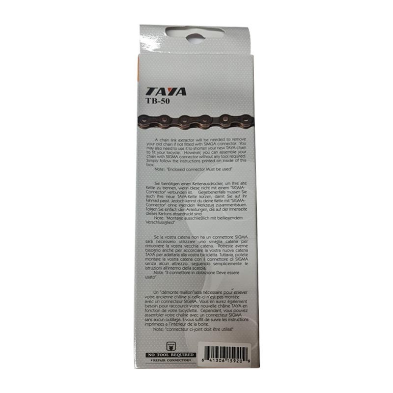 CADENA TAYA 5/6/7 VELOCIDADES 116L MOD. TB-50